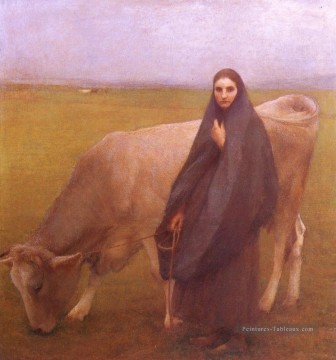 In The Meadow 1892 Pascal Dagnan Bouveret Peinture à l'huile